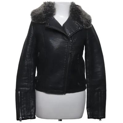 Bikerjacka (Svart) från Topshop Polyester, Polyuretan, Viskos