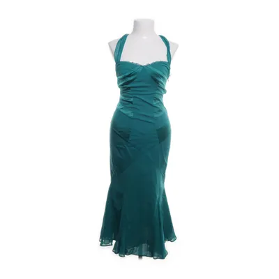 Aftenkjole (Turkis) fra Karen Millen Elastan, Polyester, Silke