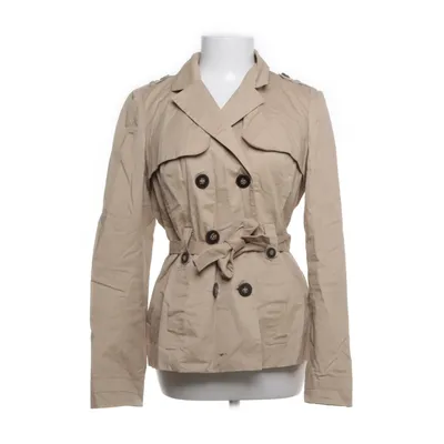 Frakke (Beige) fra ONLY Bomuld, Polyester