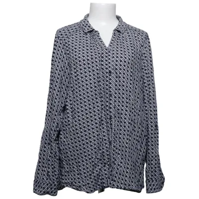 Blouse (Blauw, Wit) van Cecil Katoen, Viscose