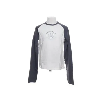 Långärmad t-shirt (Vit, Grå) från Garcia Bomull, Elastan