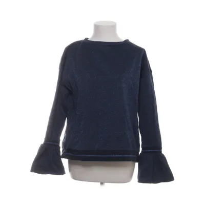 Pull-over (Bleu) de Lilienfels Coton, Fibre métallique