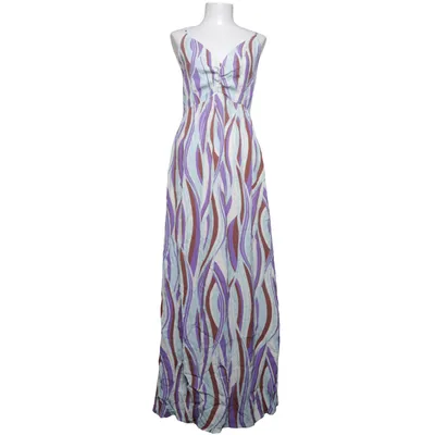 Maxi jurk (Lila, Blauw, Meerkleurig) van Anna Viscose