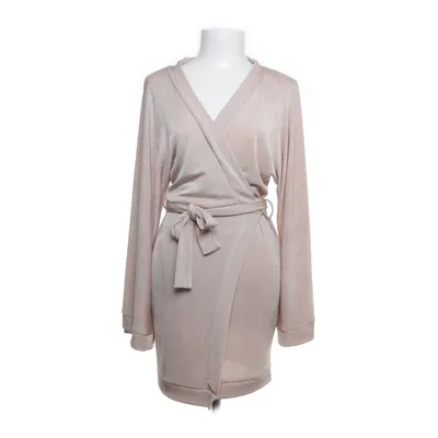 Wrap dress (Beige) from Missguided Elastane, Polyester
