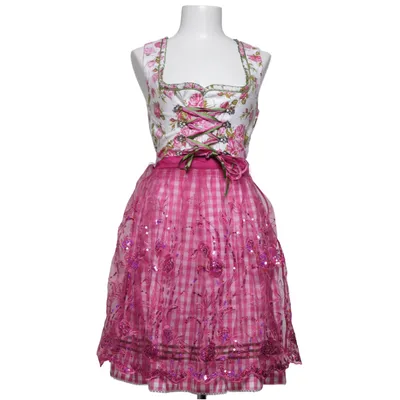 Dirndl (Vit, Rosa, Grön) från Happy Dirndl