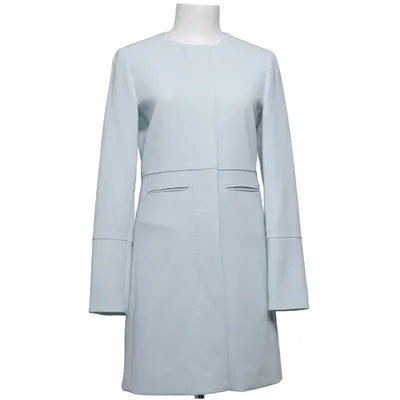 Coat (Blue) from Strenesse Acetate, Polyester, Viscose