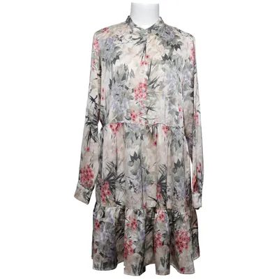 Klänning (VMIRIS FLOWER LS TUNIC FX) från Vero Moda Polyester