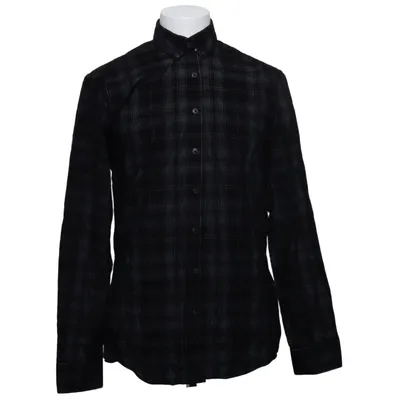 Flannel skjorte (Grå, Sort) fra Lindbergh Bomuld, Modal