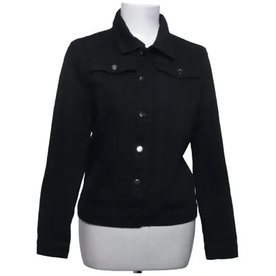 Denim jacket (Black) from Boohoo Blue Cotton, Polyester