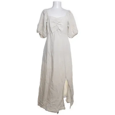Långklänning (Grå, Beige) från KappAhl Linne, Viskos
