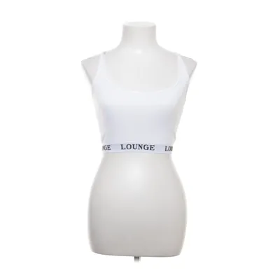 Crop Top (Weiß) von Lounge Elasthan
