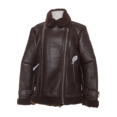 Shearlingjacka (Brun) från Jennyfer Pälsimitation, Polyester, Polyuretan