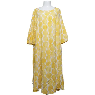Jurk (Geel, Wit) van Ulla Popken Viscose