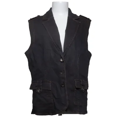 Gilet en jean (Marron) de Toni Dress Coton, Élasthane