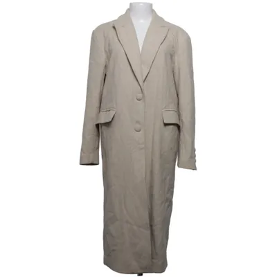 Frakke (Beige) fra Urban Revivo Polyester, Uld