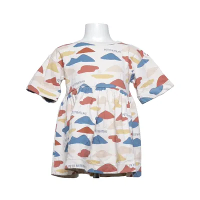 Robe (Beige, Bleu, Rouge) de Petit Bateau Coton