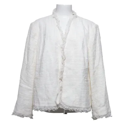 Blazer (Hvid) fra Induyco Bomuld, Linned, Polyamid, Viscose