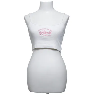 Crop top (Wit) van Pacific Republic Pull & Bear