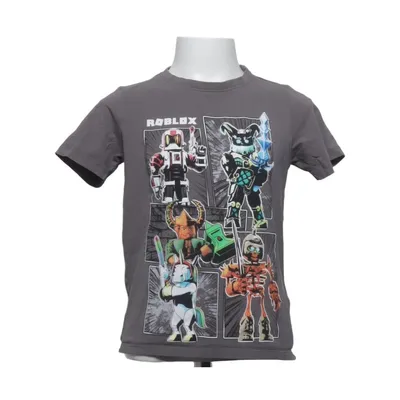 T-shirt (Grijs) van Name It Elastaan, Organisch katoen
