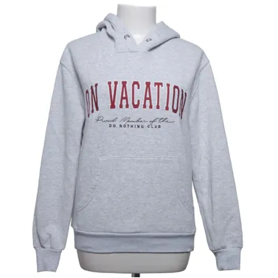 Sweat à capuche (Gris, Rouge) de On Vacation Coton, Polyester, Viscose