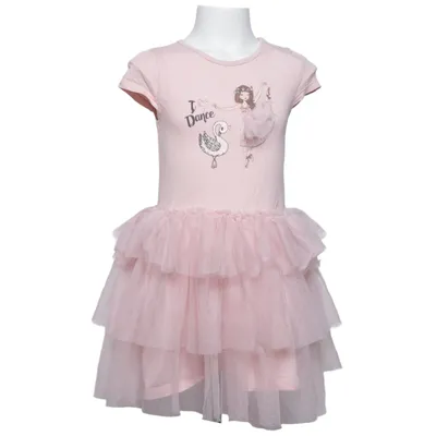 Robe (Rose) de LC Waikiki Girls Coton, Polyester