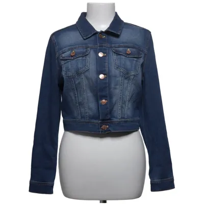 Veste en jean (Bleu) de Divided by H&M Coton, Élasthane, Polyester