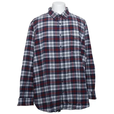 Flannel shirt (Blue, Red, White) from Dressmann Cotton