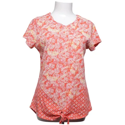 T-shirt (Röd, Flerfärgad) från Mira Bomull
