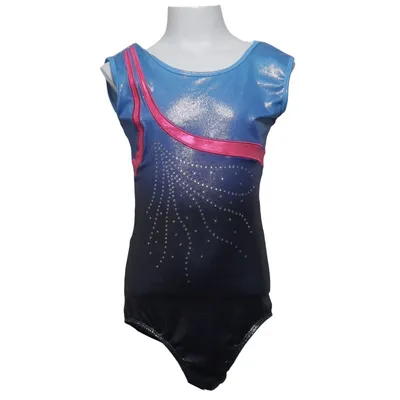 Gymnastikanzug (Blau, Schwarz, Pink) von Vogue Fashion