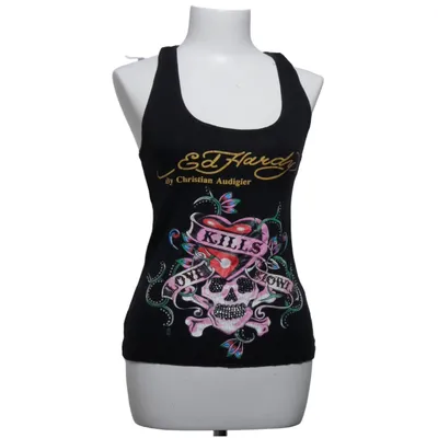 Top (Black, Multicolored) from Ed Hardy Cotton