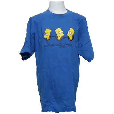 T-shirt (Blauw) van The Simpsons Katoen