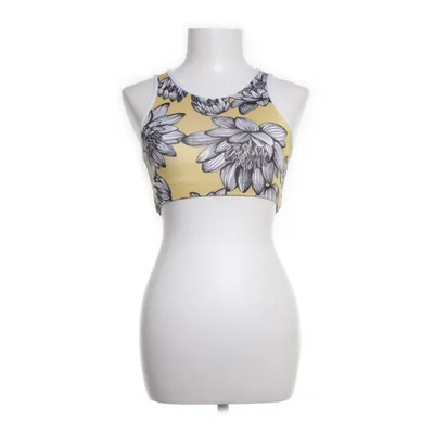 Crop top (Gul, Svart, Vit) från Rivia Sports Elastan, Polyester