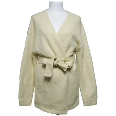 Wrap cardigan (Yellow) from Lindex Polyester, Wool