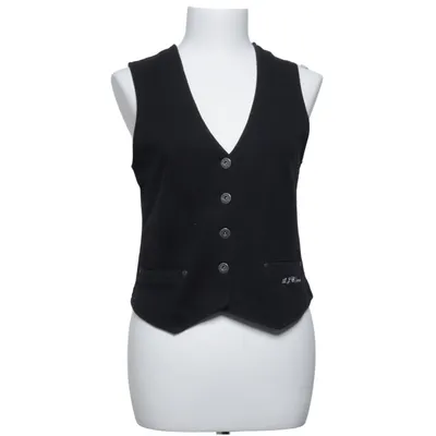 Gilet (Zwart) van AJC Katoen, Polyester