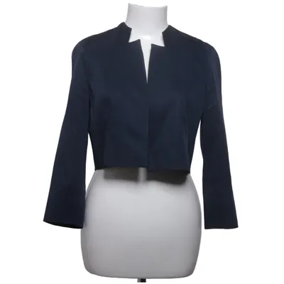 Cardigan (Blue) from Intrend Acetate, Elastane, Polyester, Viscose