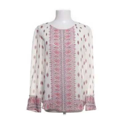 Blouse (White, Multicolored) from Mango Casual Polyester