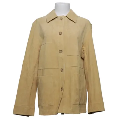 Läderjacka (Brun) från Zara Leather Collection Skinn