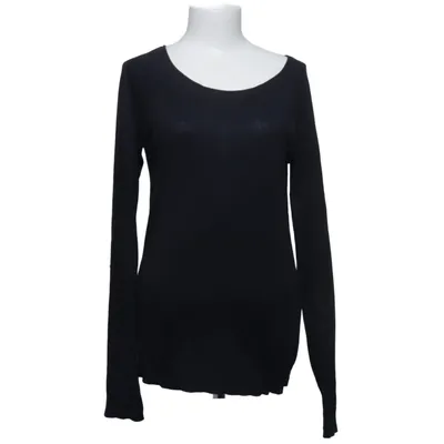 Long sleeve T-shirt (Black) from Knitwear Acrylic, Cotton