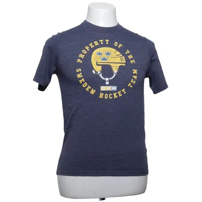 T-shirt (Blauw, Geel) van CCM Katoen, Polyester, Viscose