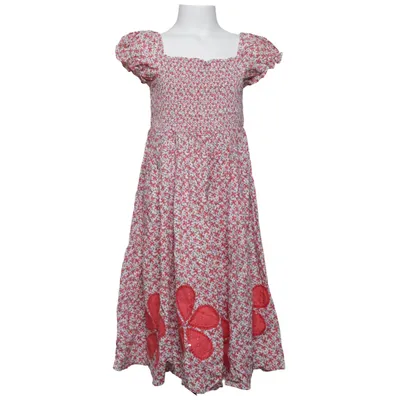 Dress (White, Red, Blue) from Bluezoo Cotton