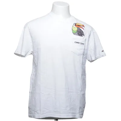 T-shirt (Wit, Meerkleurig) van Tommy Hilfiger Jeans Katoen
