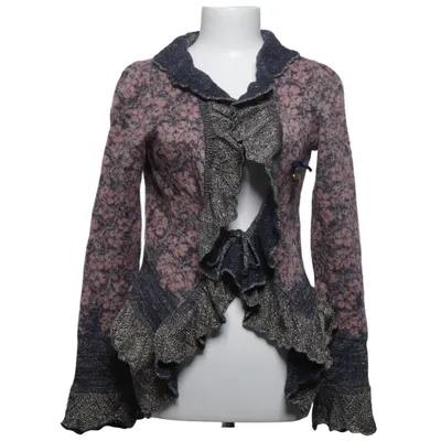 Cardigan (Pink, Blue, Gold) from Moschino Jeans Angora, Cashmere, Mohair, Polyamide, Viscose, Wool