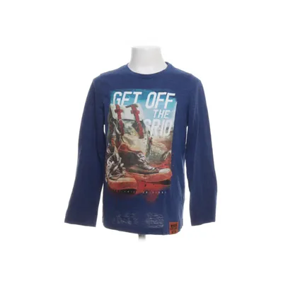 Long sleeve T-shirt (Blue) from Skate Nation Cotton, Polyester, Viscose