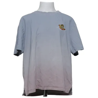 T-shirt (Blue, Gray) from Giordano Cotton, Polyester