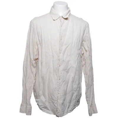 Shirt (Beige) van Uniqlo Linnen