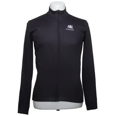 Trainingsjack (Zwart) van Maloja Elastaan, Polyester
