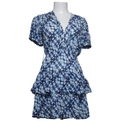 Jurk (Blauw, Wit) van Suncoo Katoen