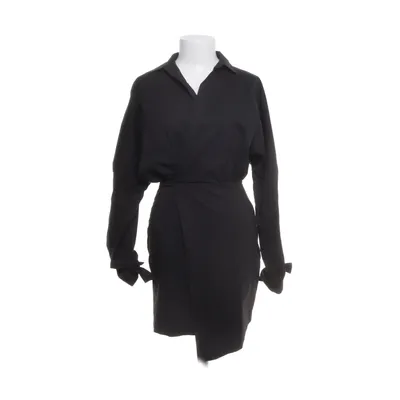 Wrap dress (Black) from Angelica Blick x NA-KD Cotton, Polyamide