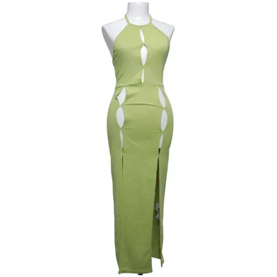 Neckholderkleid (Grün) von PrettyLittleThing Elasthan, Polyester