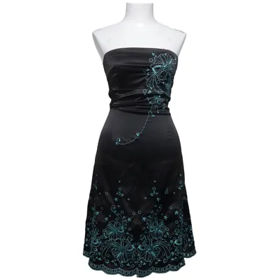 Cocktail dress (Black, Turquoise) from Jane Norman Elastane, Polyester